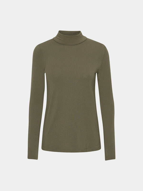 Comfy Copenhagen ApS Because Roll Neck Moss