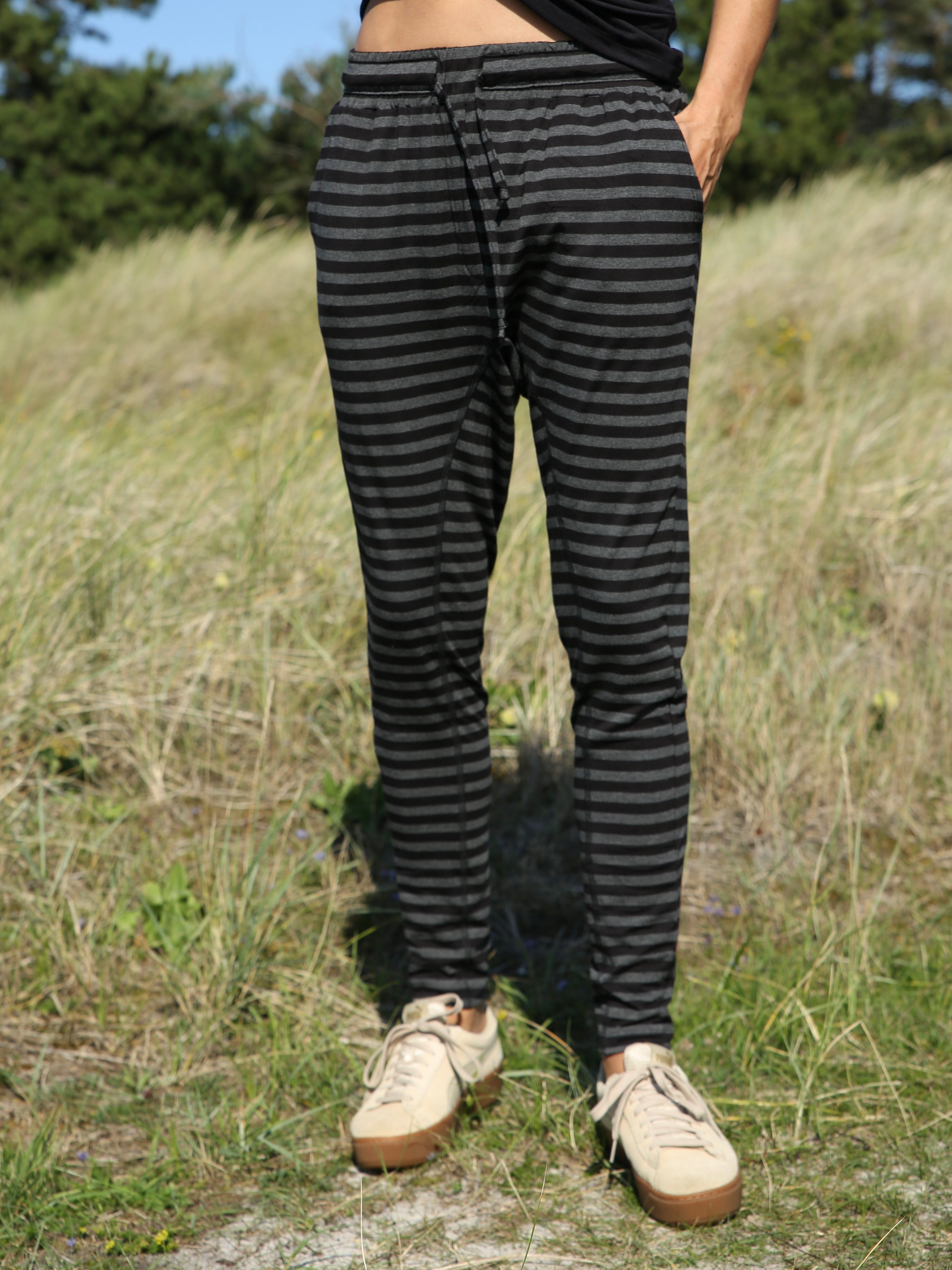 Comfy Copenhagen ApS Beds Are Burning Pants Black / Dark Grey Melange