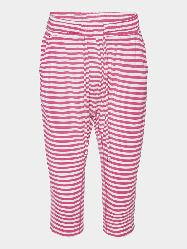 Comfy Copenhagen ApS Beds Are Burning Shorts - Viscose Shorts Pink / White