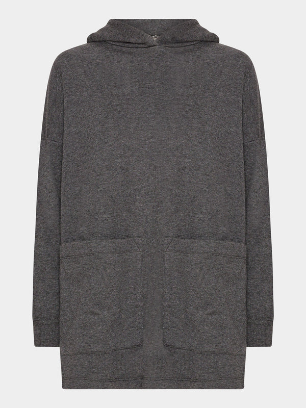 Comfy Copenhagen ApS Being Good Hoodie Dark Grey Melange