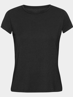 Comfy Copenhagen ApS Cashmere Feeling T-shirt Black Melange