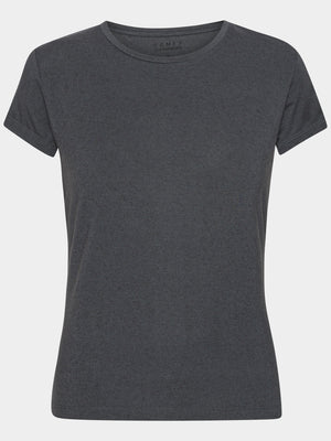 Comfy Copenhagen ApS Cashmere Feeling T-shirt Dark Grey Melange