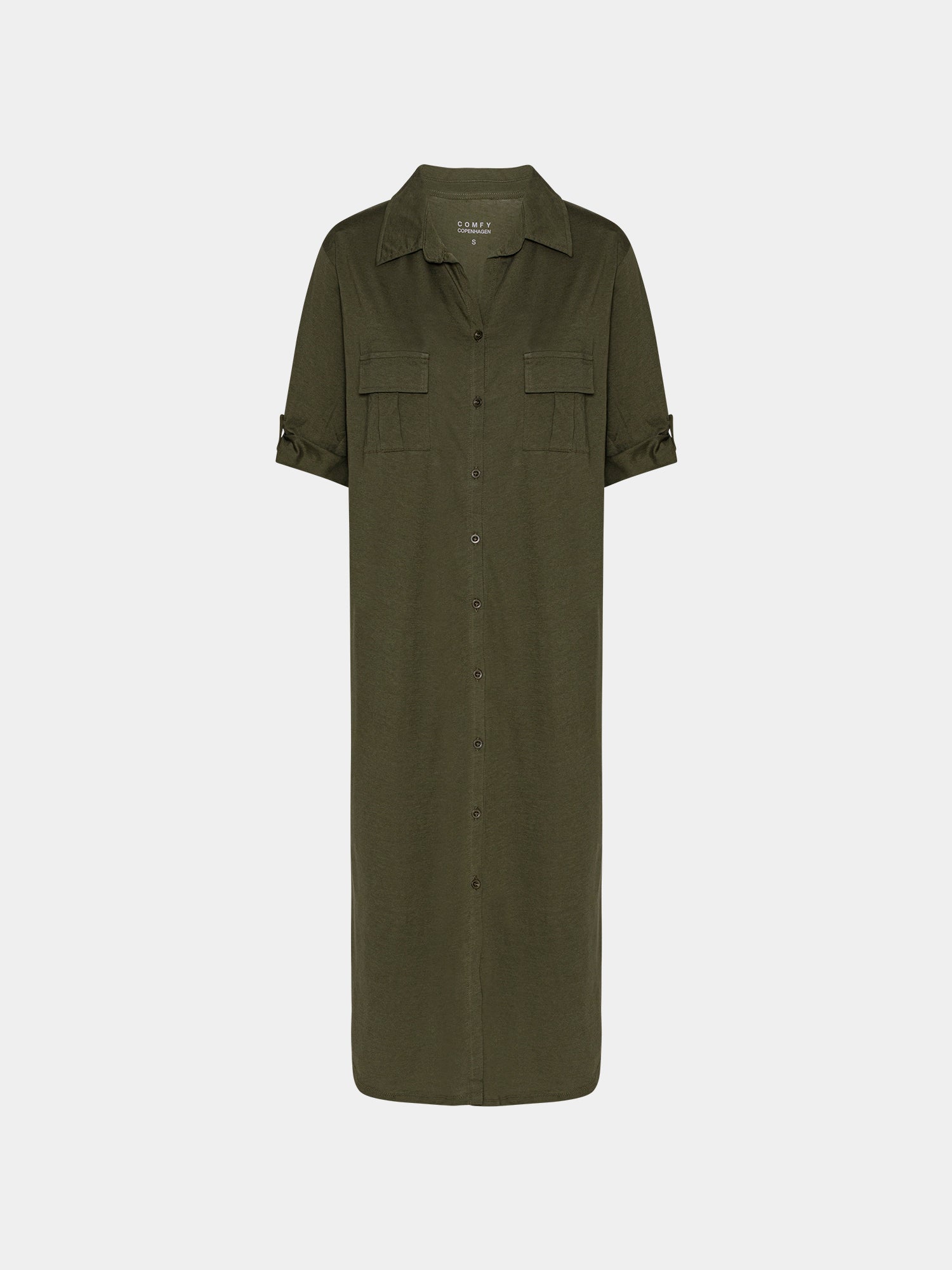 Comfy Copenhagen ApS Casual Ease Dress Forest Green