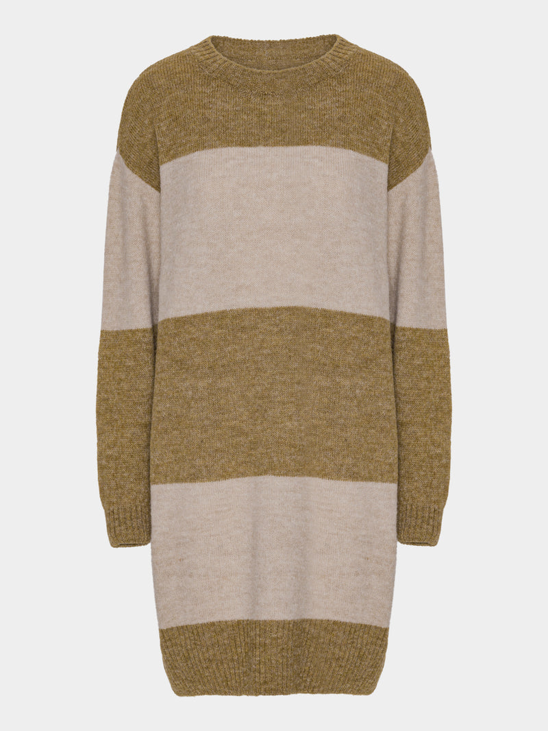 Comfy Copenhagen ApS Comfy Knit Dress Knit Khaki / Sand