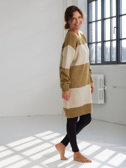 Comfy Copenhagen ApS Comfy Knit Dress Knit Khaki / Sand