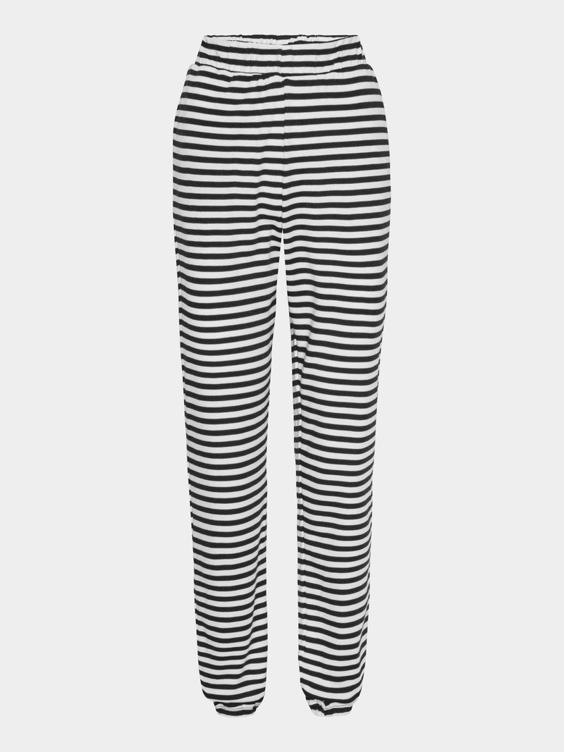 Comfy Copenhagen ApS Comfy Pants Pants Black / White Stripe
