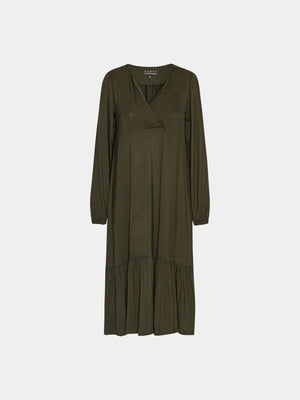 Comfy Copenhagen ApS Depend On Me Dress Forest Green