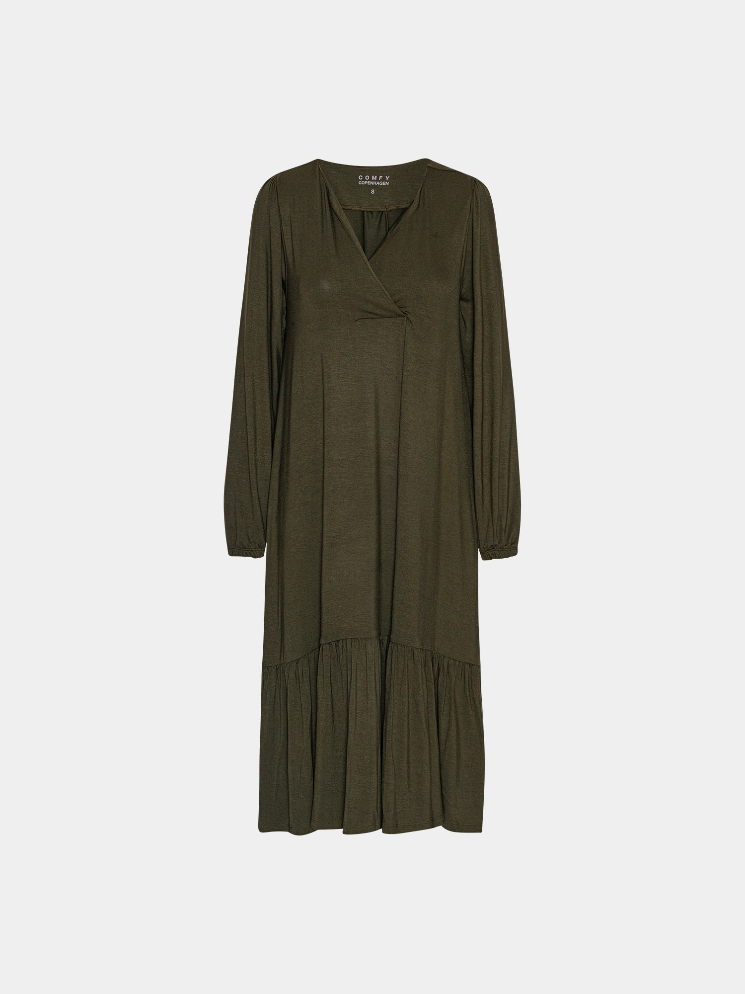 Comfy Copenhagen ApS Depend On Me Dress Forest Green