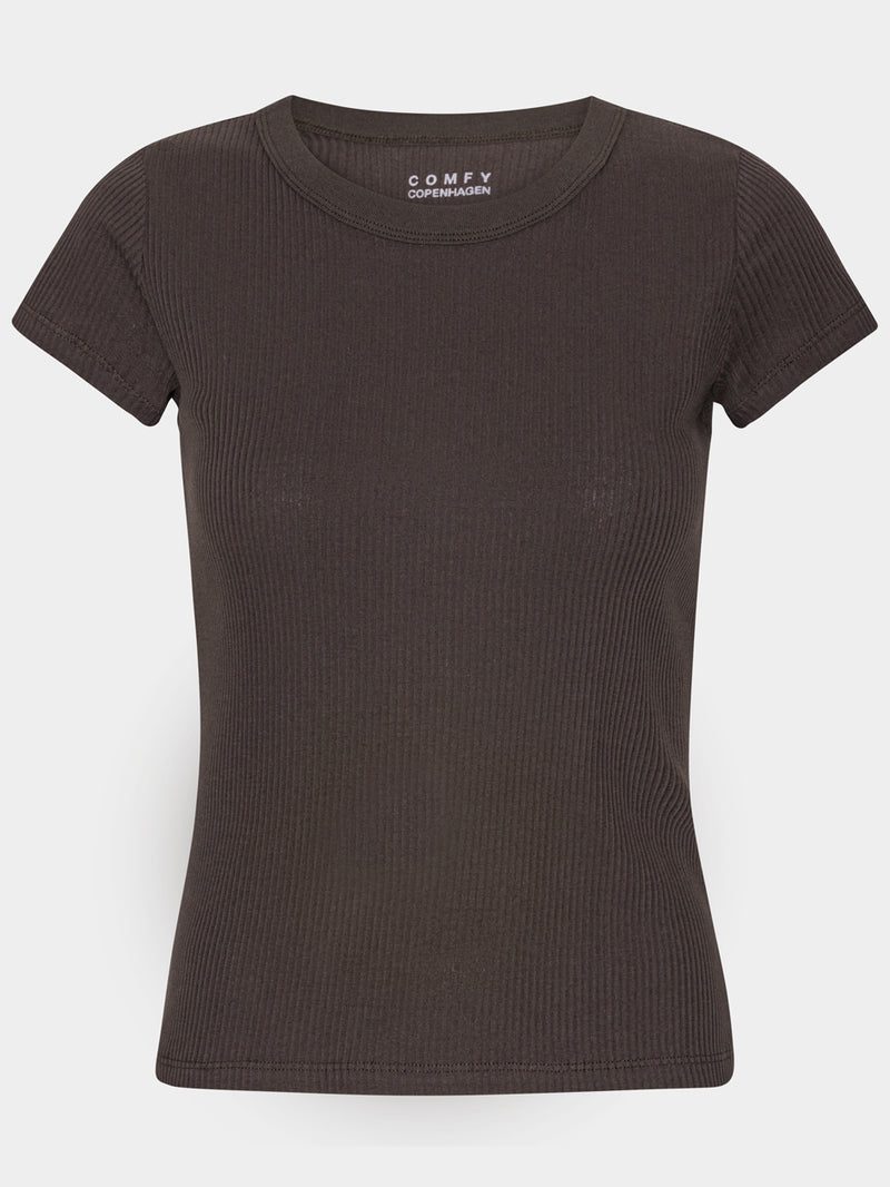 Comfy Copenhagen ApS Dreamy Tee T-shirt Coffee