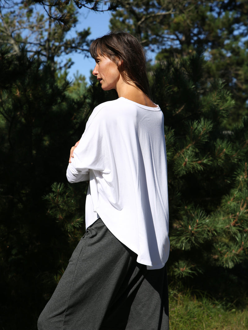 Comfy Copenhagen ApS Everything Glowes - Long Sleeve Blouse White
