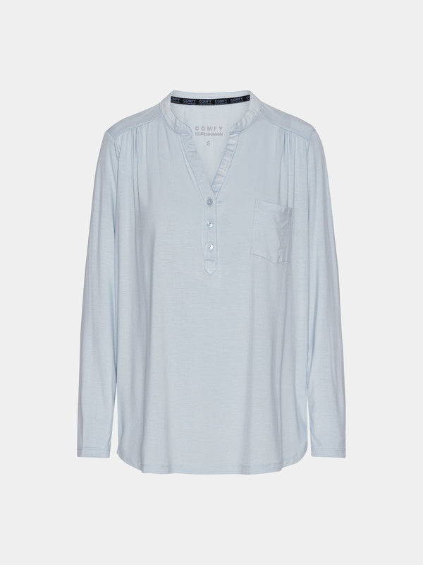 Comfy Copenhagen ApS Gimme Shelter Blouse Baby Blue