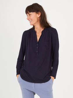 Comfy Copenhagen ApS Gimme Shelter Blouse Navy