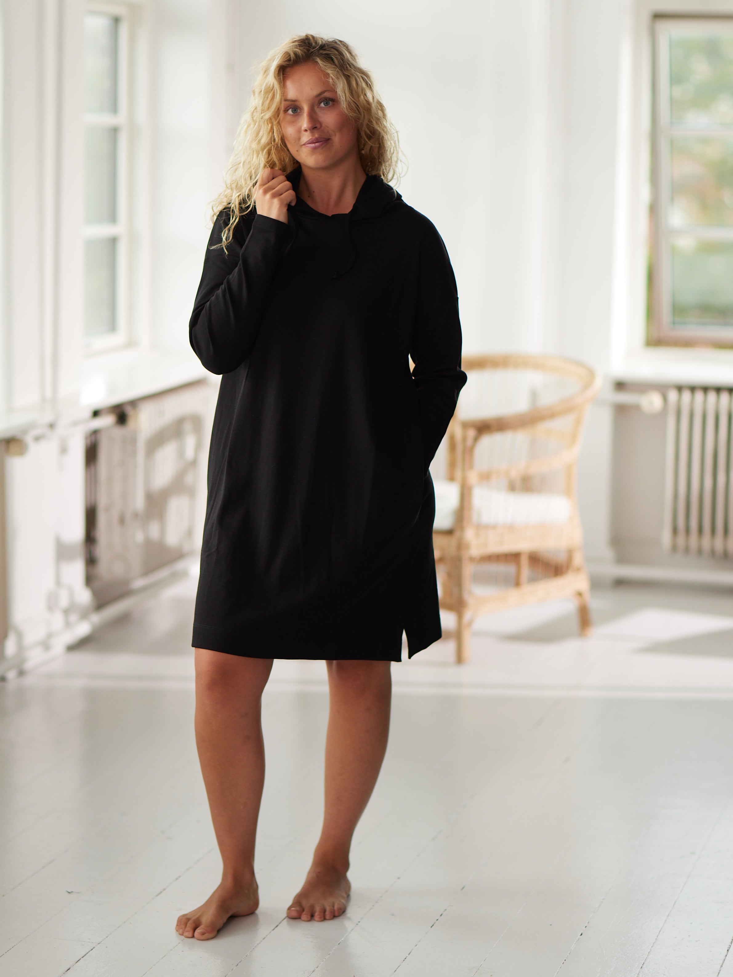 Comfy Copenhagen ApS Hoodie Dress  Black