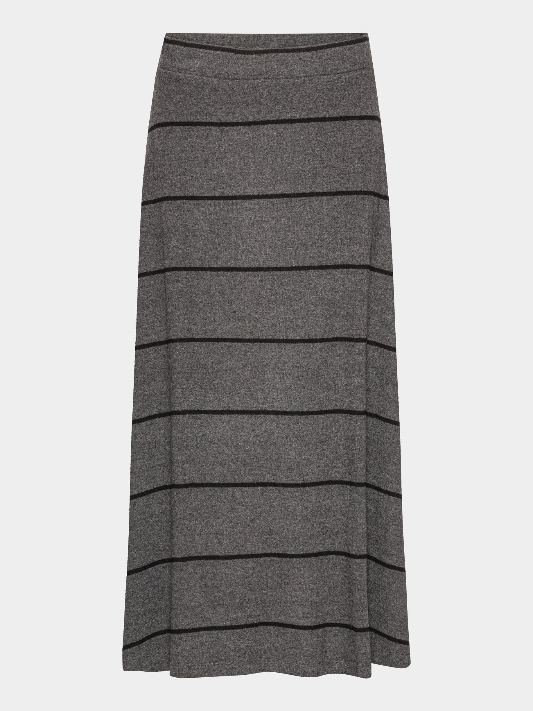 Comfy Copenhagen ApS Hopes And Dreams Skirt Black / Dark Grey Melange Stripe