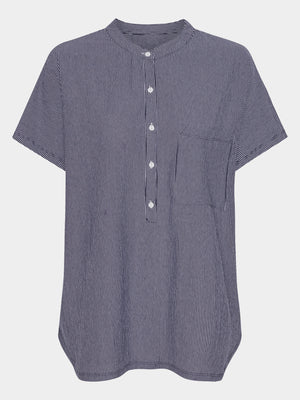 Comfy Copenhagen ApS Love And Comfy Shirt Navy Pin Stripe