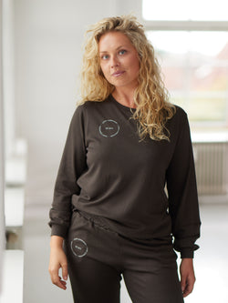 Comfy Copenhagen ApS Love Is Around Blouse Coffee