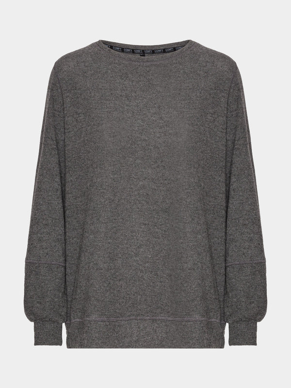 Comfy Copenhagen ApS Love Is Around Blouse Dark Grey Melange