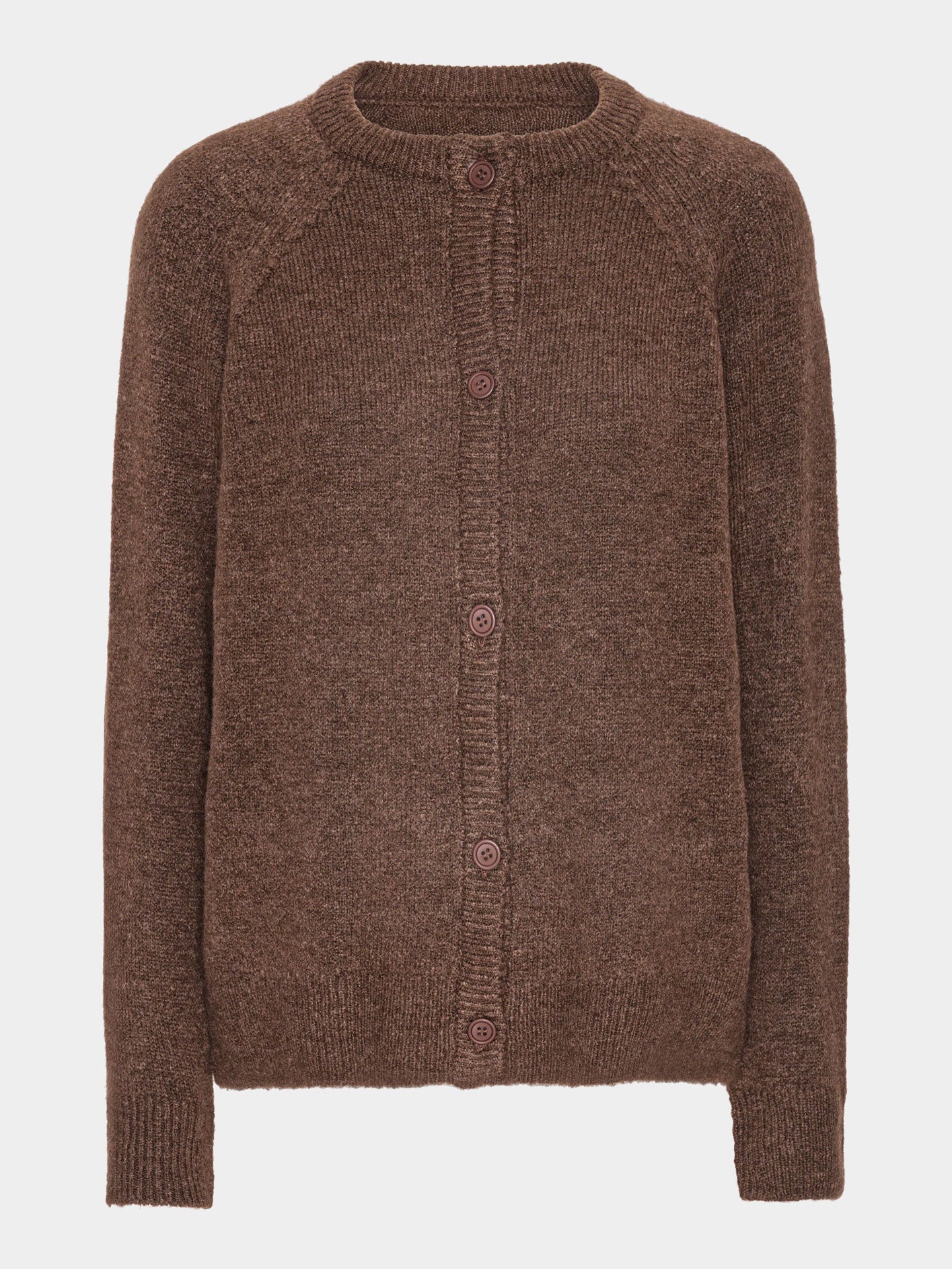 Comfy Copenhagen ApS Nice And Soft - Cardigan Knit Cardigan Coffee