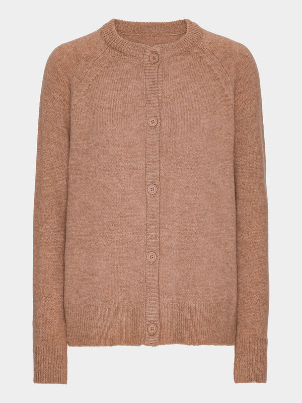 Comfy Copenhagen ApS Nice And Soft - Cardigan Knit Cardigan Rusty Rose