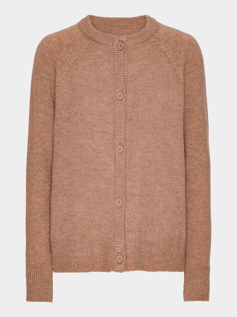 Comfy Copenhagen ApS Nice And Soft - Cardigan Knit Cardigan Rusty Rose