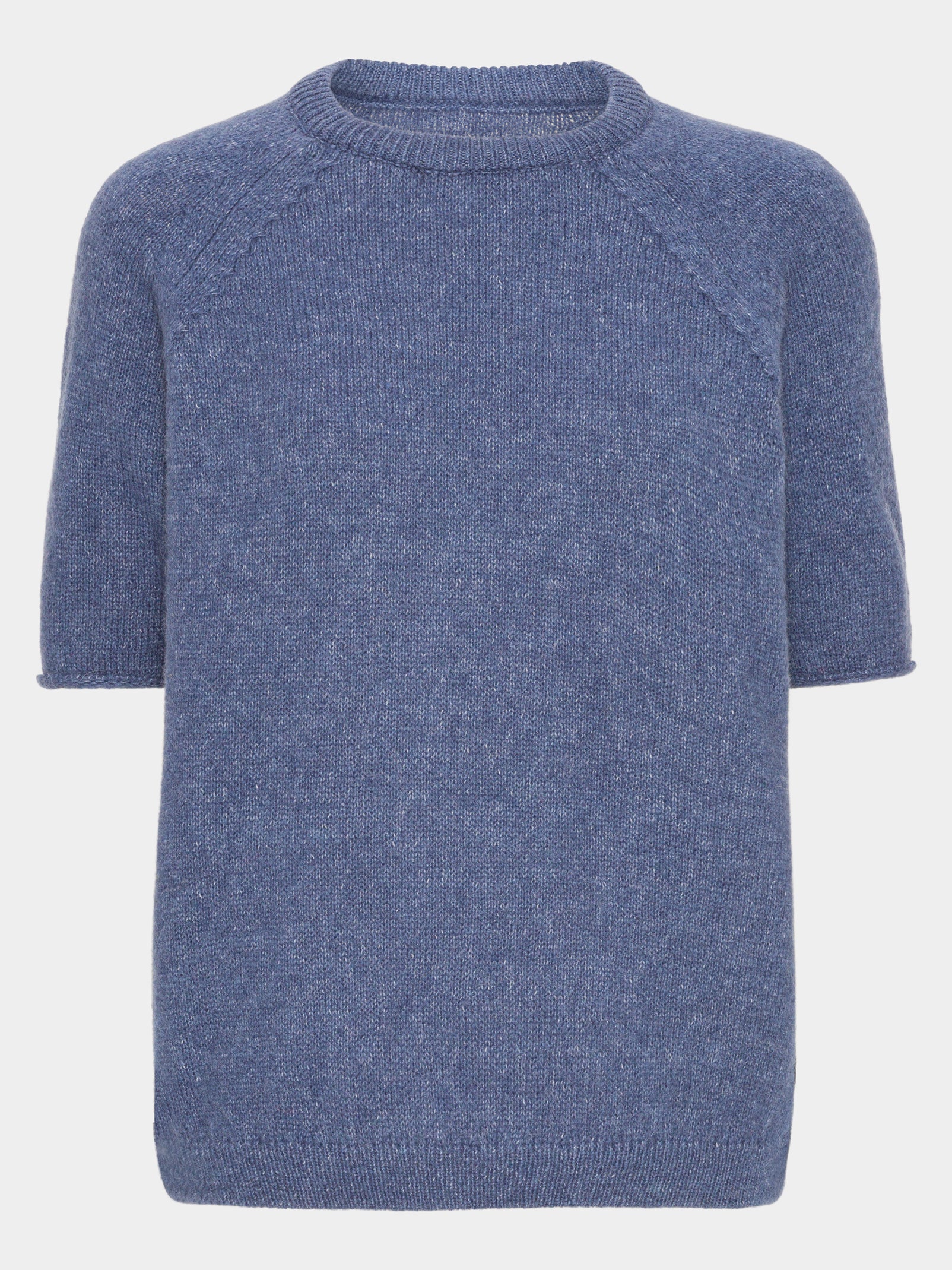 Comfy Copenhagen ApS Nice And Soft - Short Sleeve Knit Blue