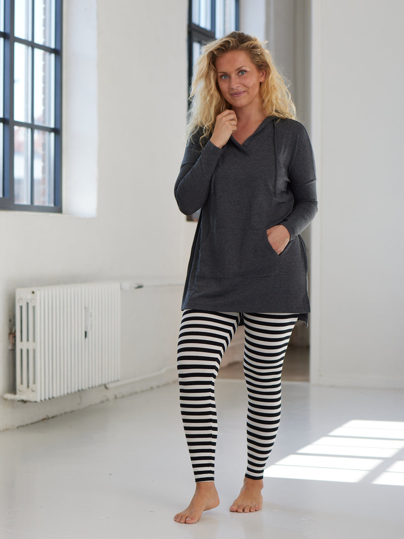 Comfy Copenhagen ApS Pleasing Leggings Black / White