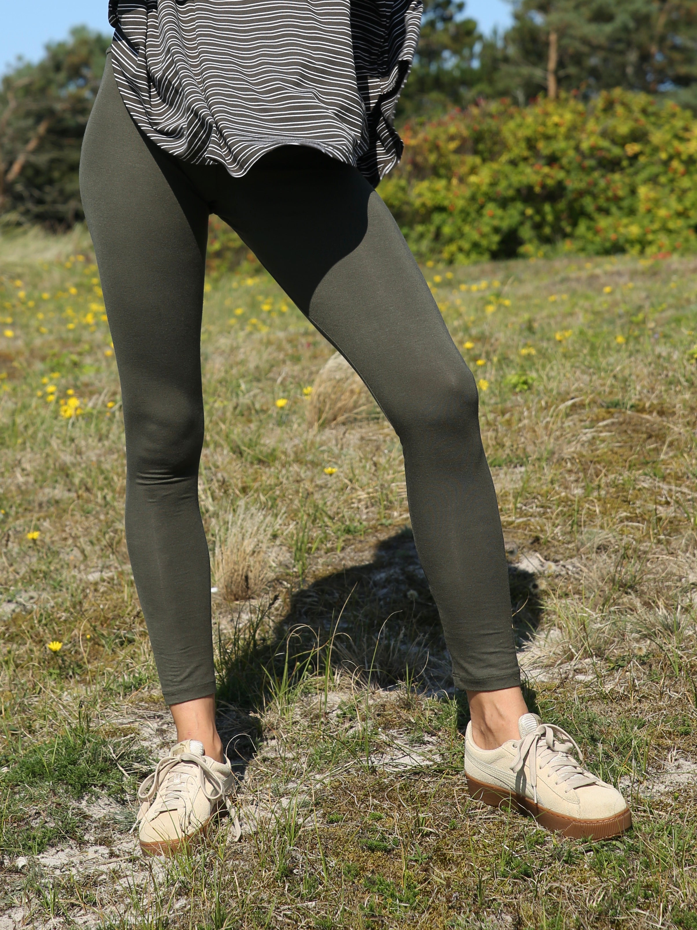 Comfy Copenhagen ApS Pleasing Leggings Forest Green