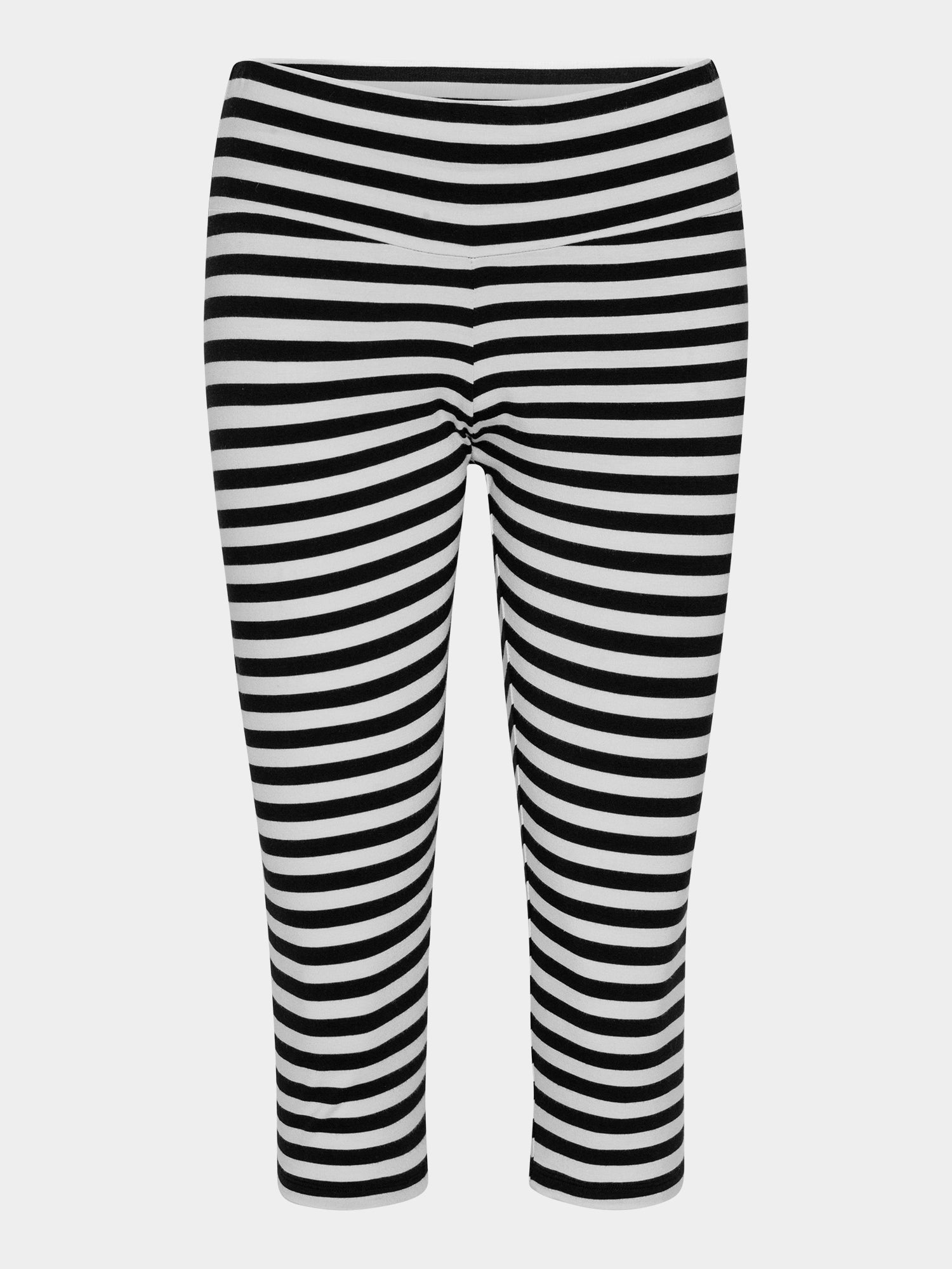 Comfy Copenhagen ApS Pleasing 3/4 Leggings Black / White