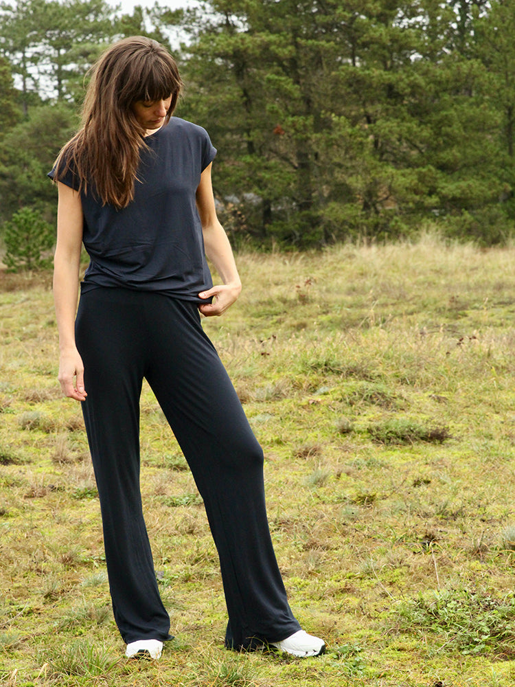 Comfy Copenhagen ApS Slow Feeling - Regular Pants Navy