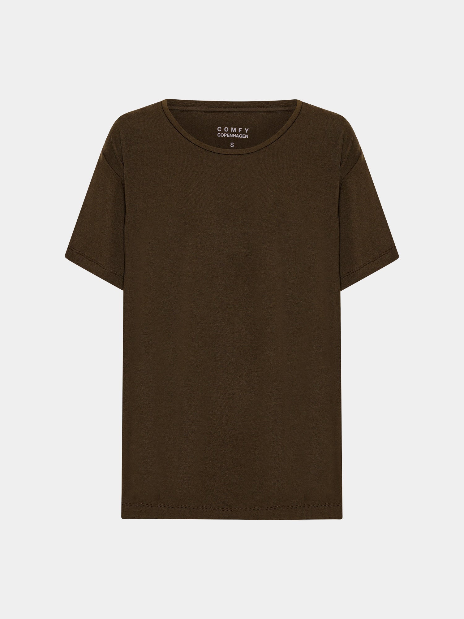 Comfy Copenhagen ApS Slow Tee - Modal T-shirt Coffee