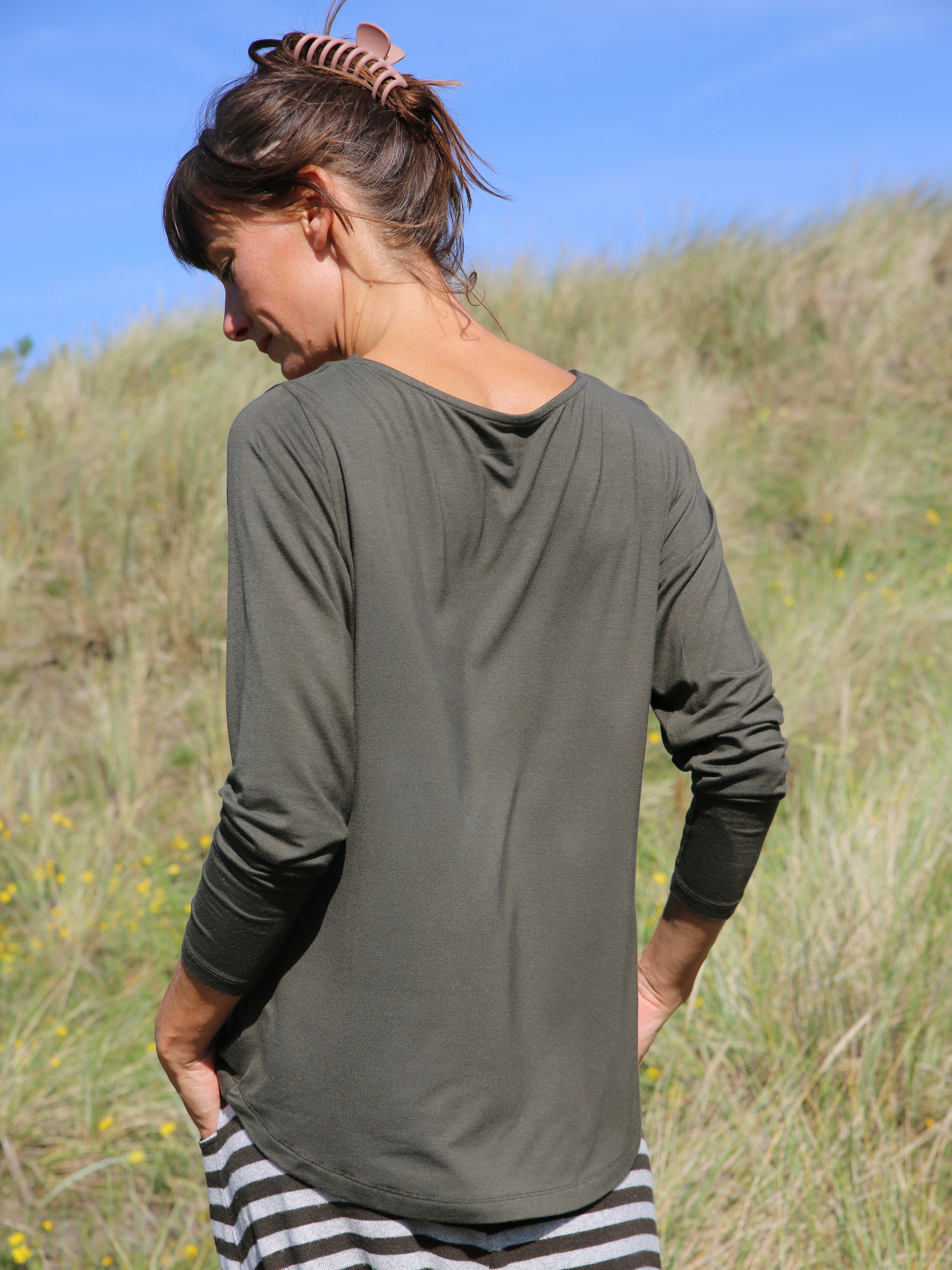 Comfy Copenhagen ApS Still Of The Night Blouse Forest Green