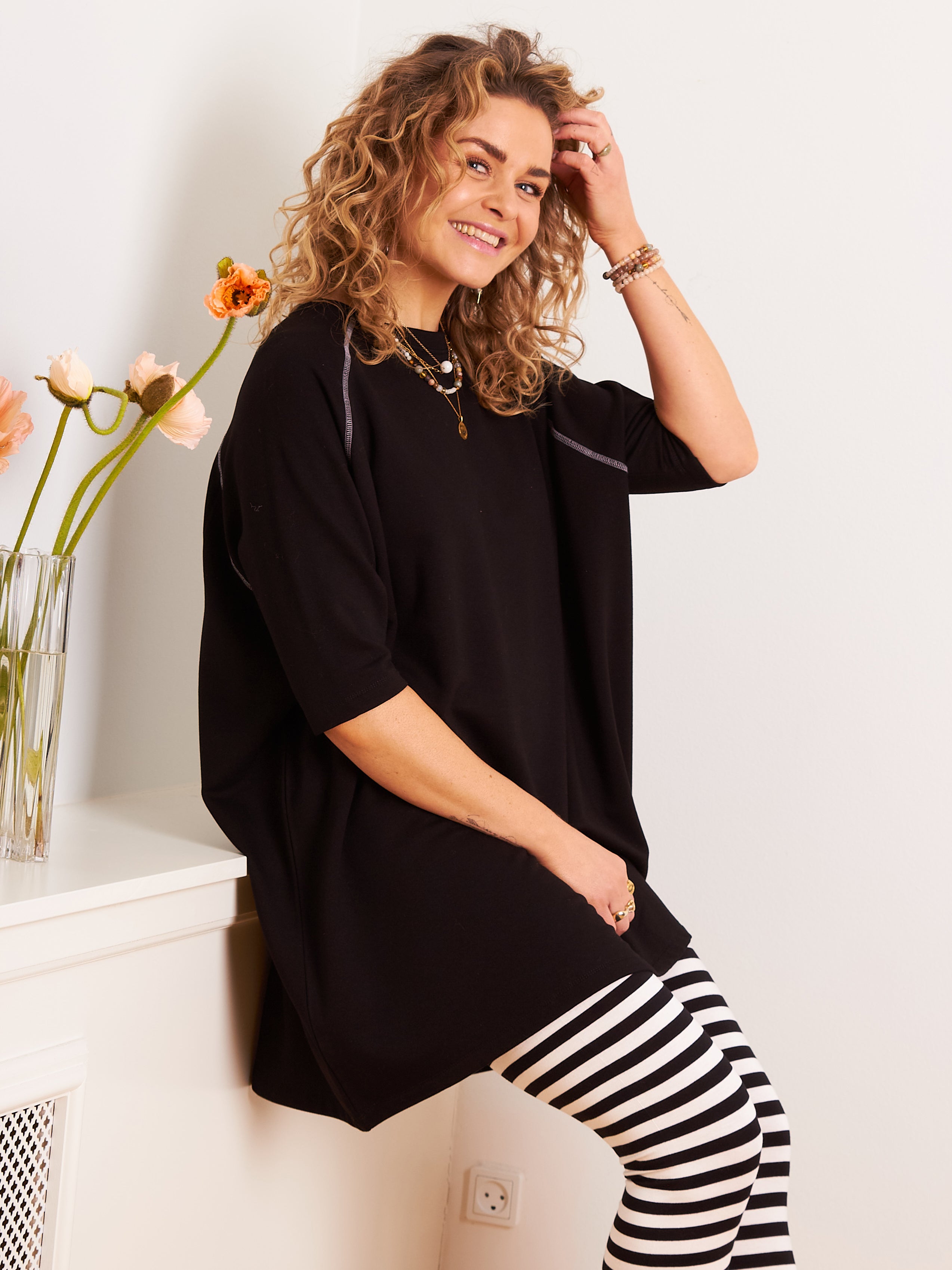 Comfy Copenhagen ApS Sunday Lover Dress Black