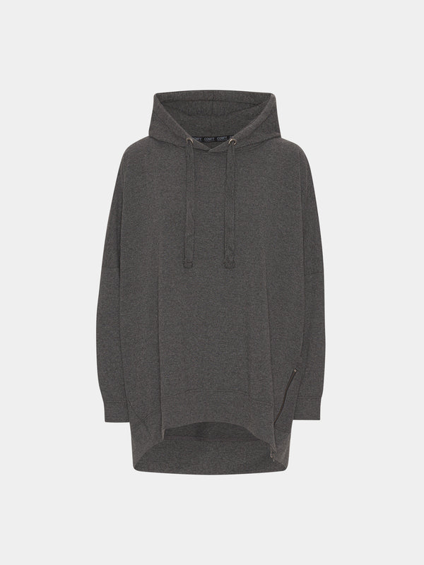 Comfy Copenhagen ApS Sweet Hug Hoodie Dark Grey Melange