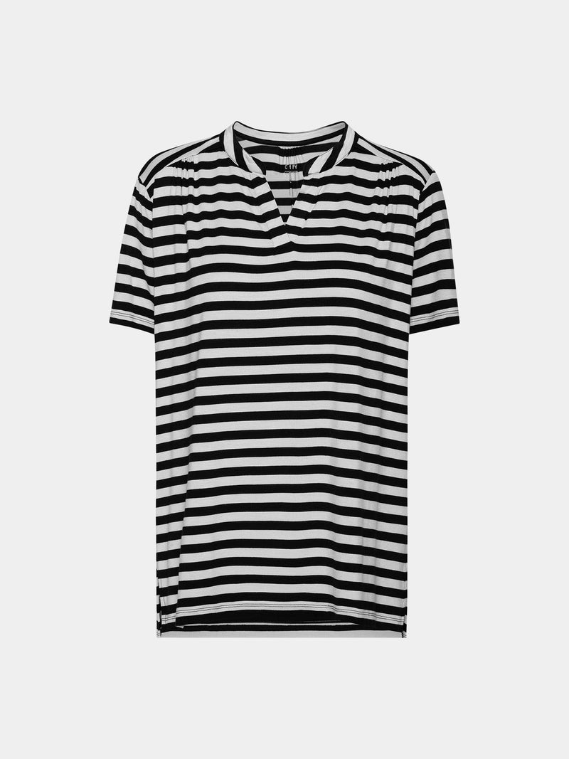 Comfy Copenhagen ApS The One I Love - Short Sleeve T-shirt Black / Off White