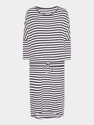 Comfy Copenhagen ApS Wish You Were Here Dress Navy / White