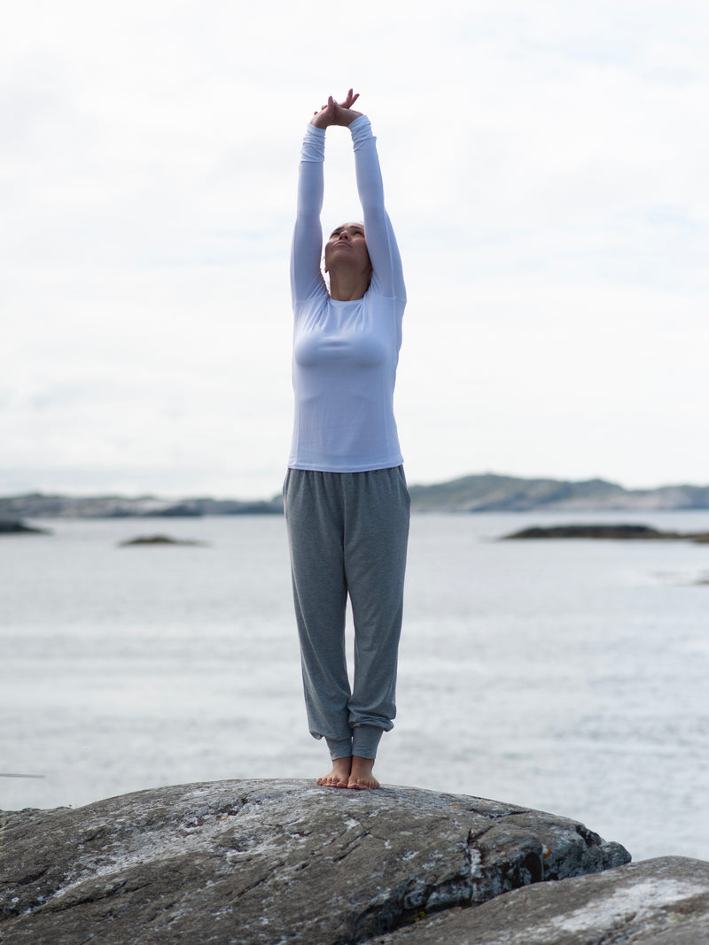 Comfy Copenhagen ApS Yoga Mood Pants Light Grey Melange