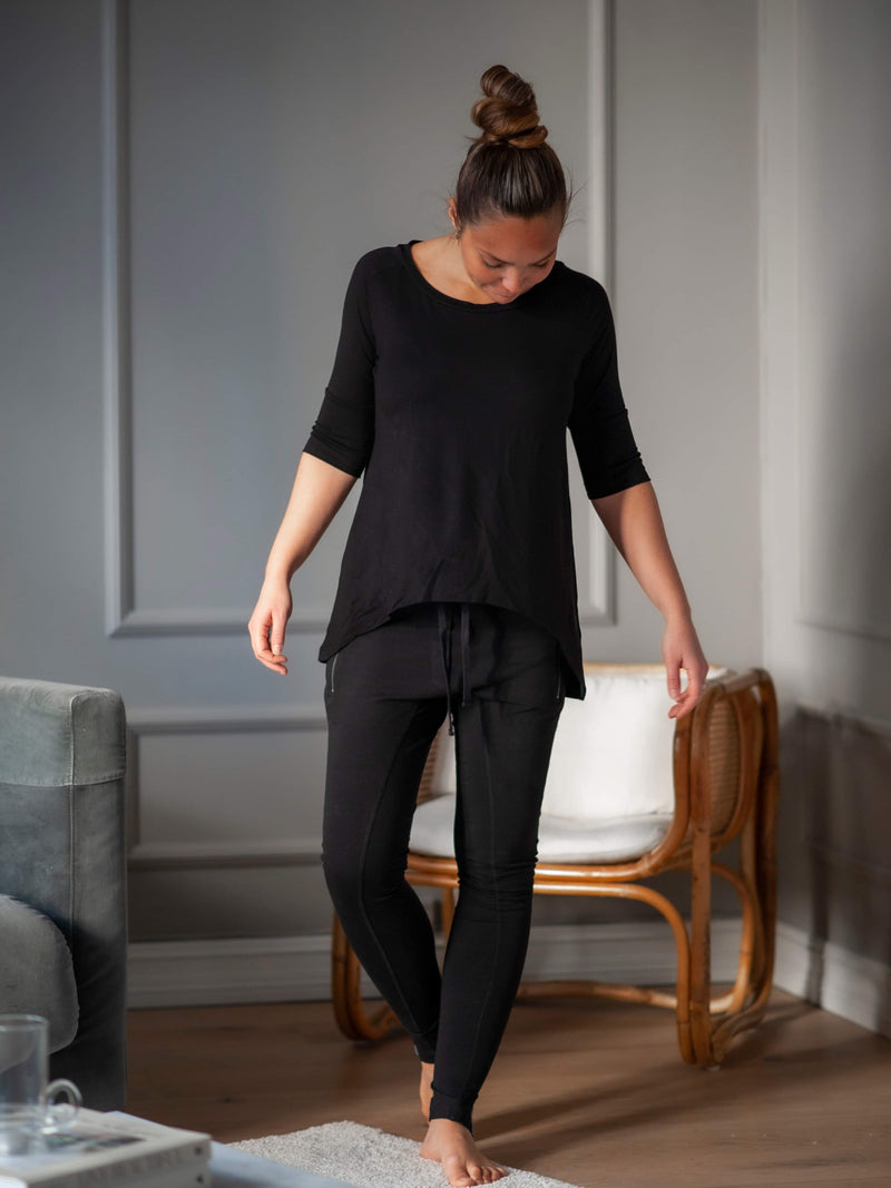 Comfy Copenhagen ApS Straight From The Heart Blouse Black