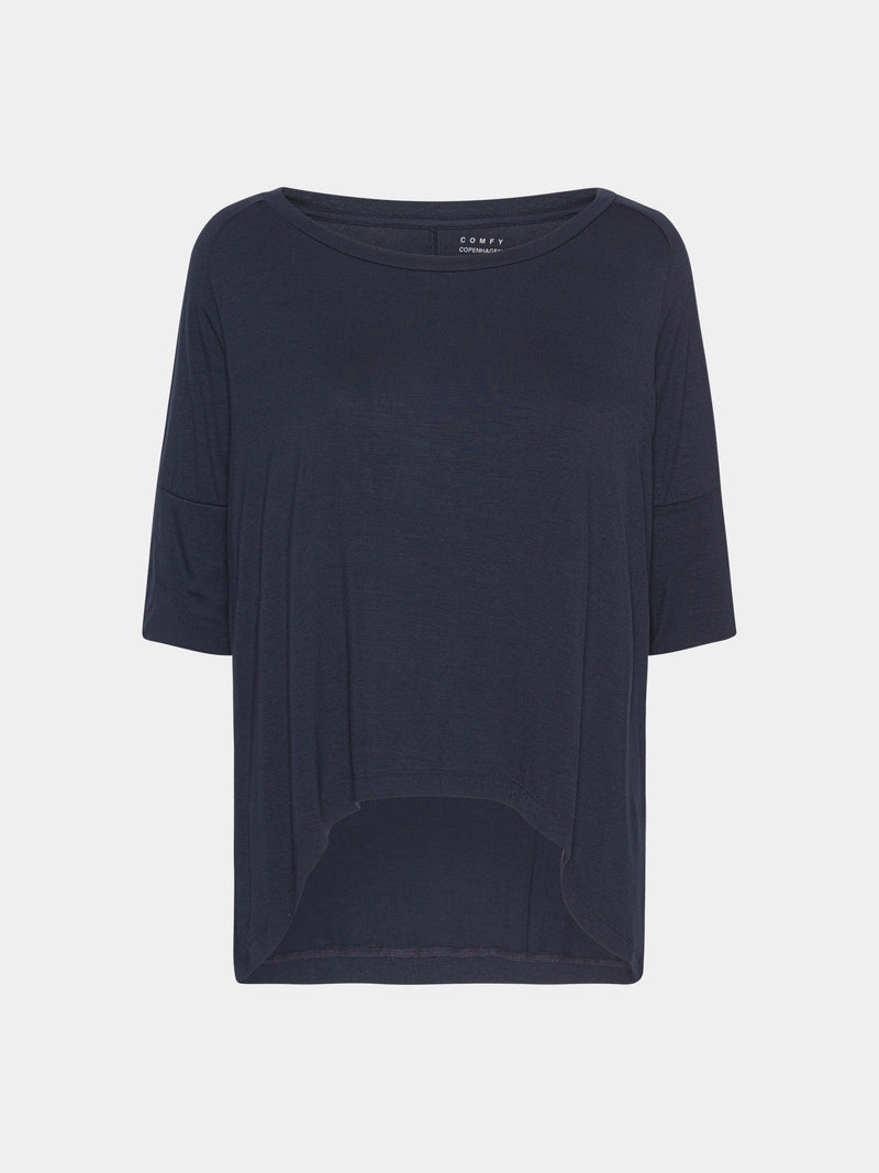 Comfy Copenhagen ApS Straight From The Heart Blouse Navy