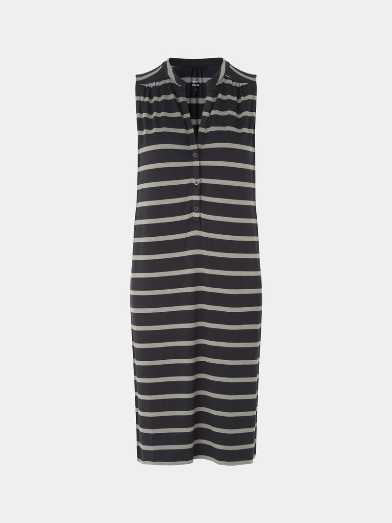 Comfy Copenhagen ApS The One I Love - Dress Dress Black / Grey Stripe
